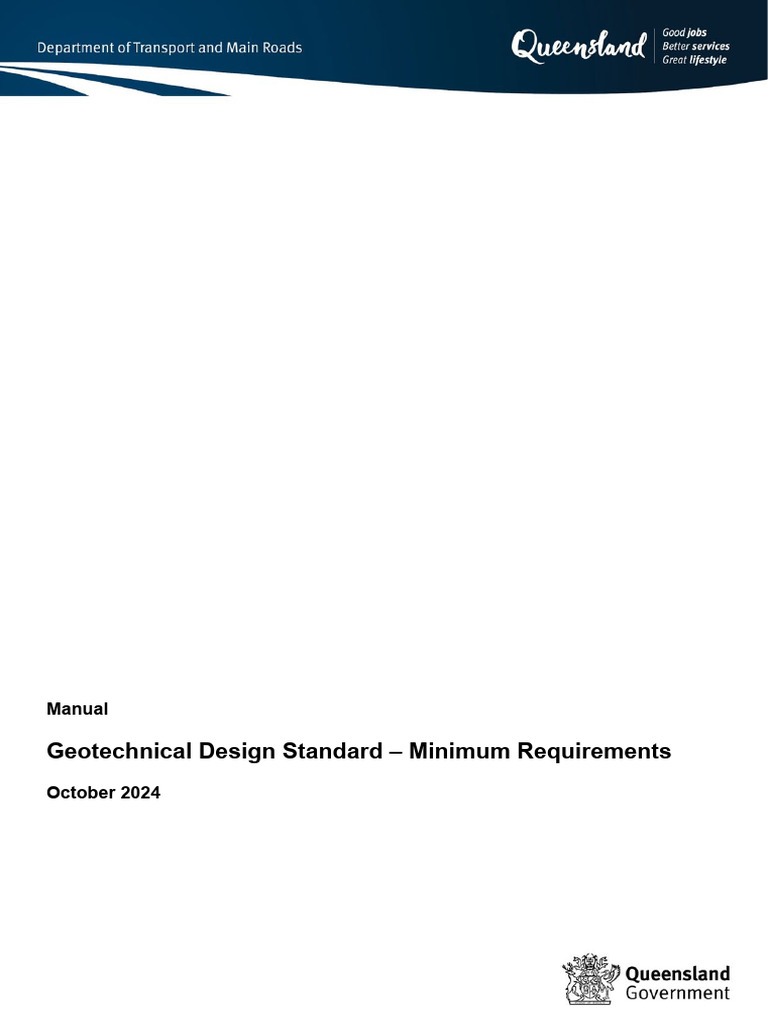 Geotech Design Standard Min Req | PDF | Geotechnical Engineering | Deep ...