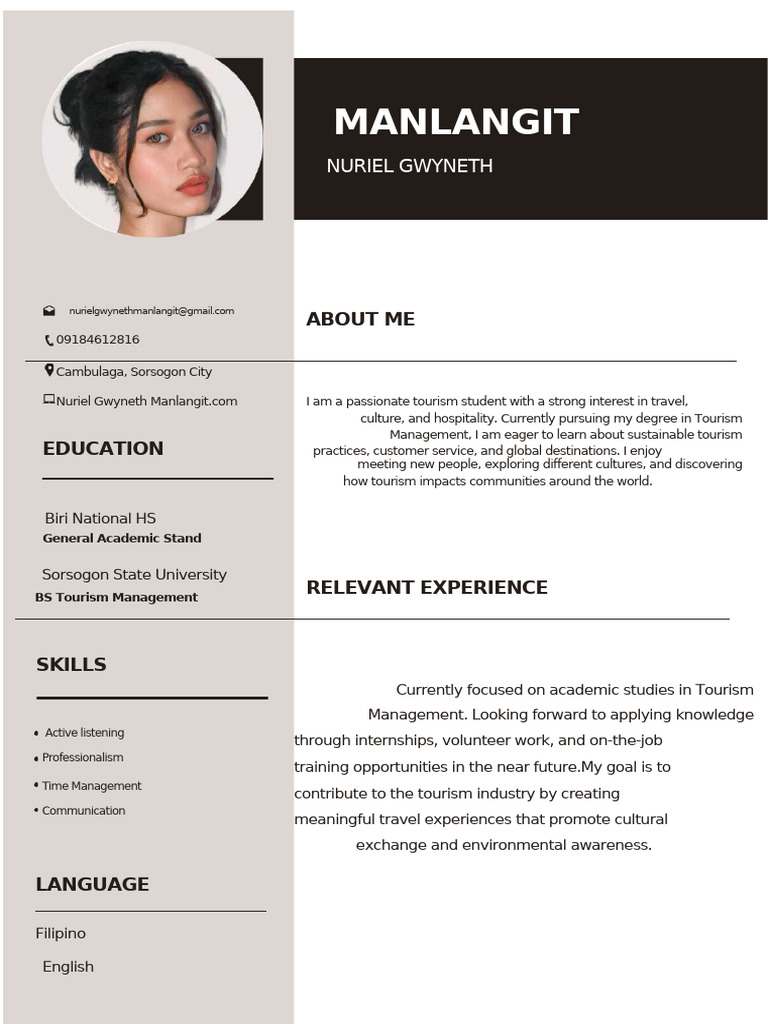 Simple Professional CV Resume 20250527 235550 0000 | PDF