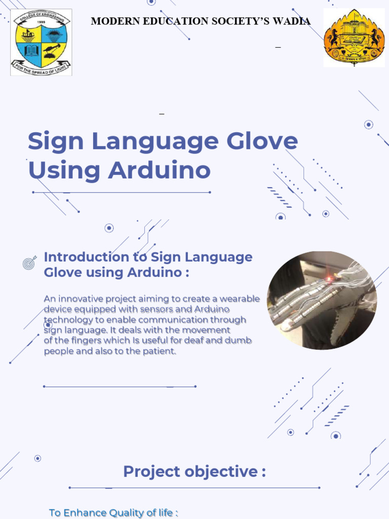 Sign Language Glove FINAL | PDF | Sign Language | Arduino