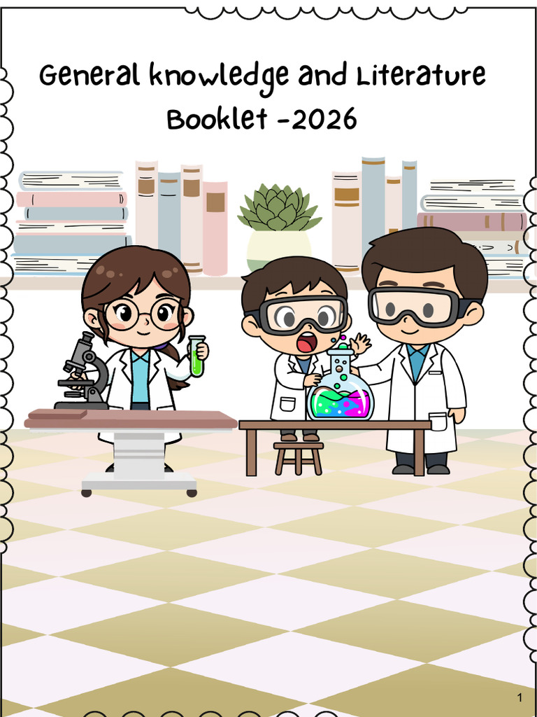4th Form GK and Literature Booklet FINAL VERSION | PDF | Chocolate | Cakes