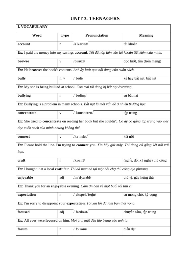 UNIT 3 G8 | PDF