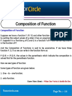 Composition of Function