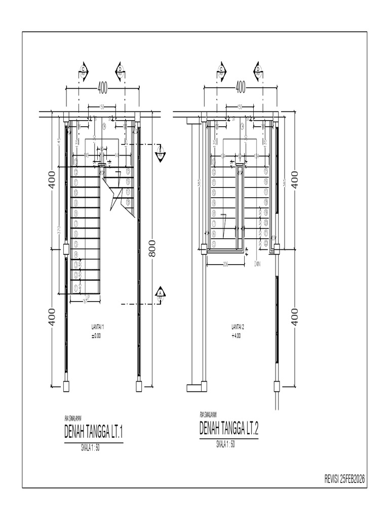 Ria Denah Tangga Baja 25022026 | PDF