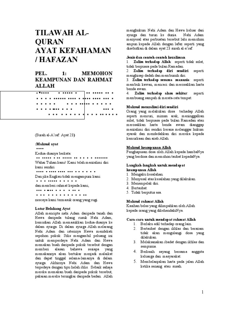 Pendidikan Islam Tingkatan 3 Pdf