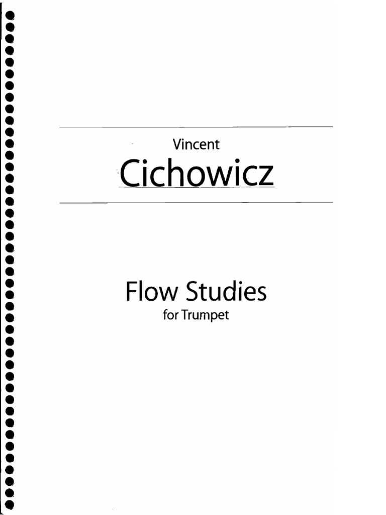 基本功 Vincent Cichowicz - Flow Studies for Trumpet | PDF