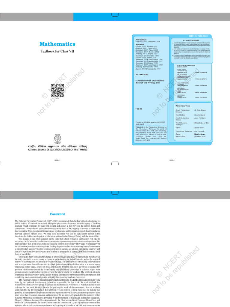 Class 7 Mathematics (2) 69 | PDF | Mathematics | Geometry