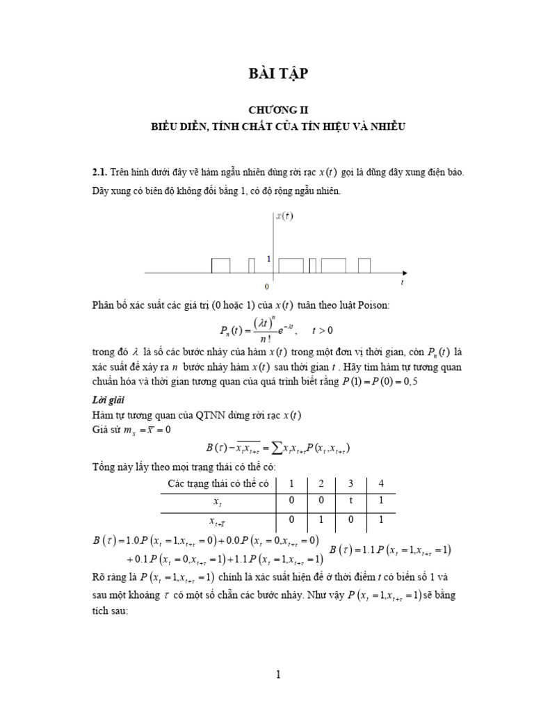 LTTT_BT Chuong 2 | PDF