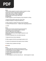 Python Basic Exercises and Solutions | PDF