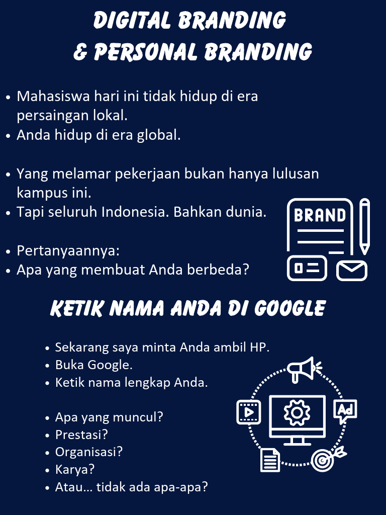 Digital Branding Full Script in Slides | PDF