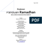 Buku Panduan Ramadhan 1433 h - Ringkasan (1)