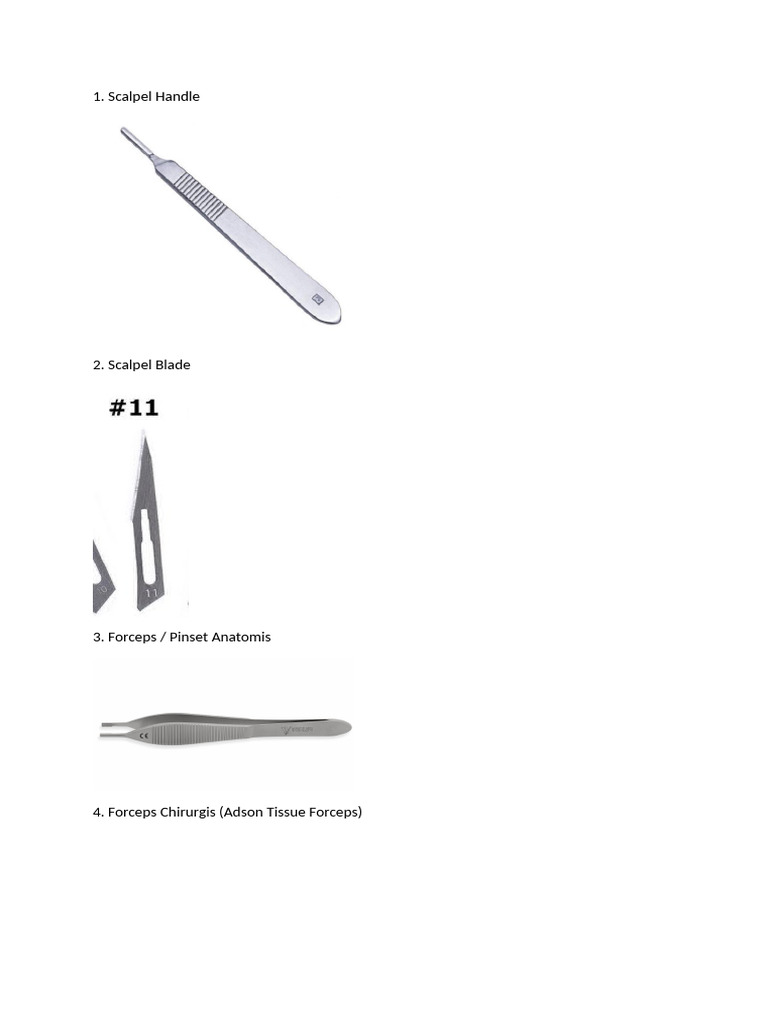Set Insisi Drainase | PDF