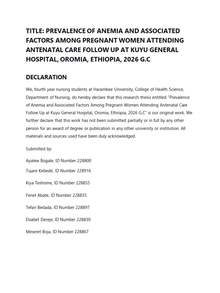 Ppt the Last | PDF | Anemia | Low Birth Weight