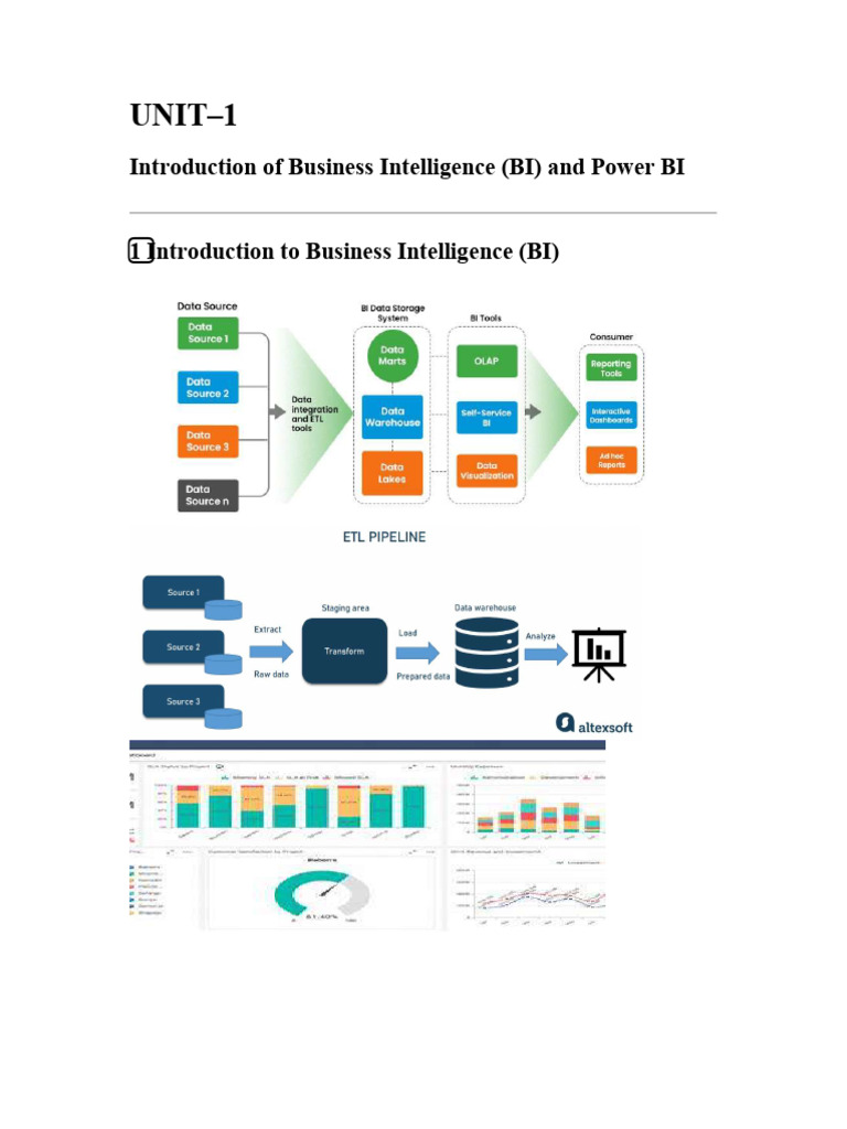 Unit 1 | PDF | Microsoft Excel | Microsoft Sql Server