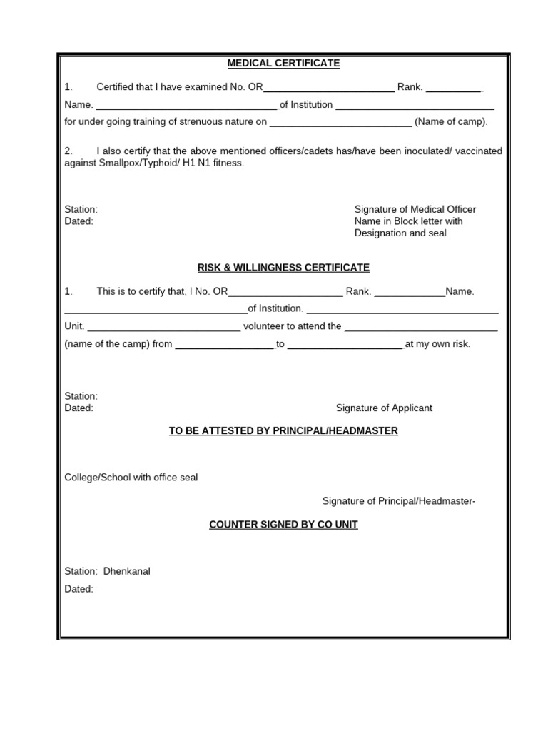 Blank Form | PDF