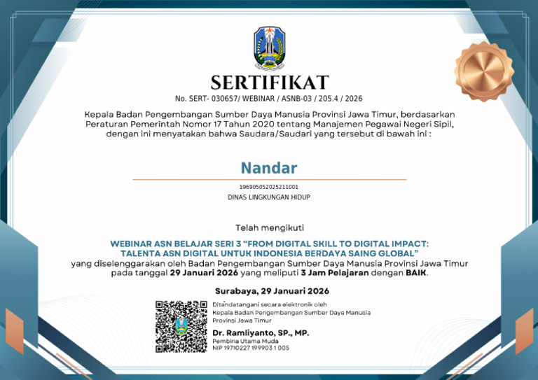 e Sertifikat Nandar | PDF