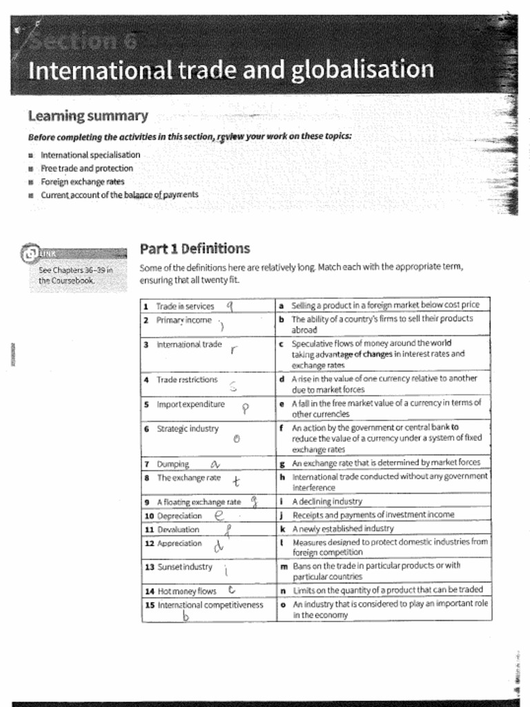 Section 6 Worksheet MS | PDF