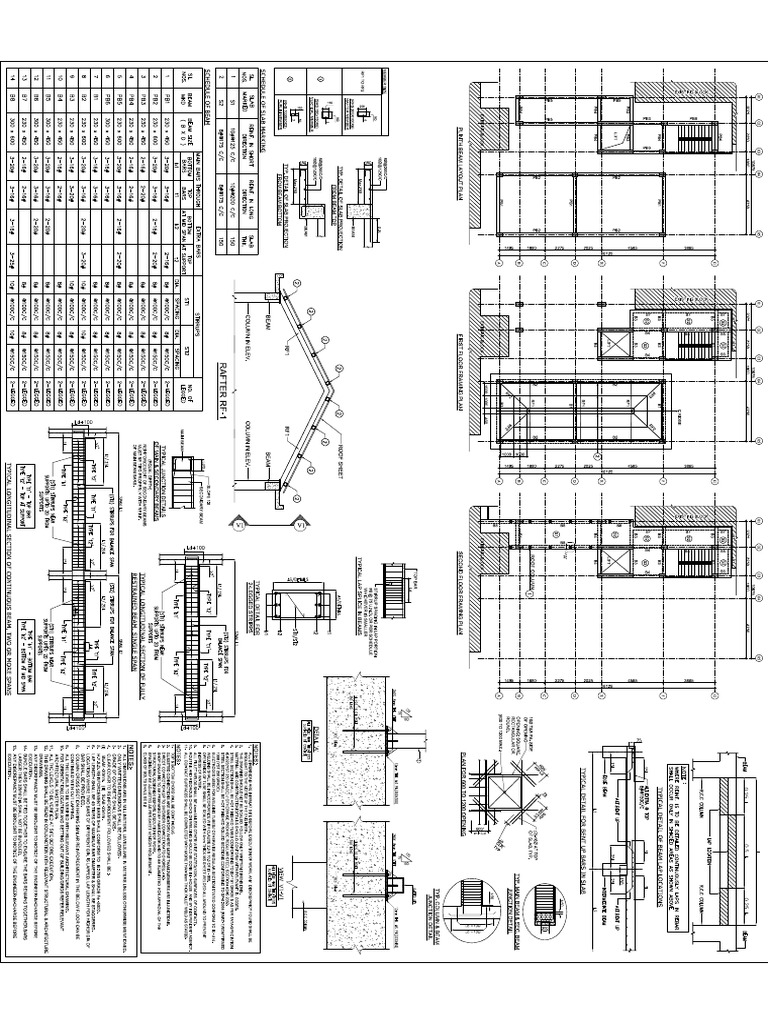 151 All Floor Framing Plan Connecting Bridge[1] Model (1) | PDF