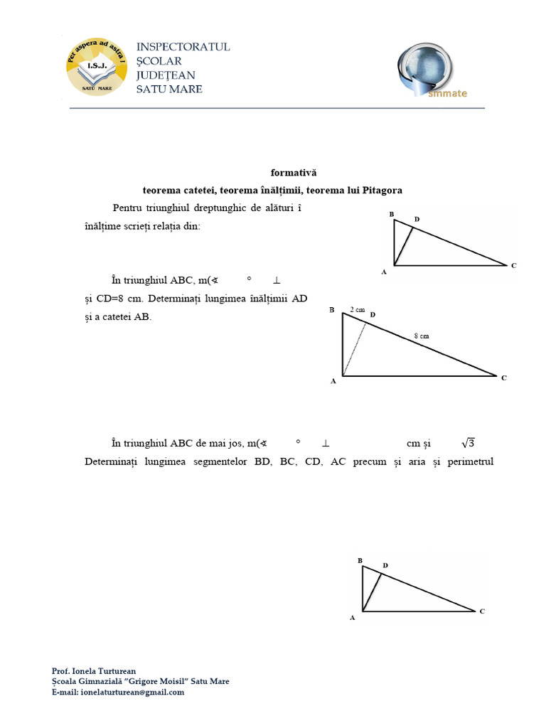 1test Formativ Tc Th Tp | PDF