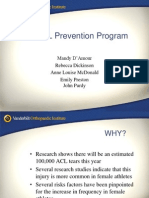 ACL Prevention Program