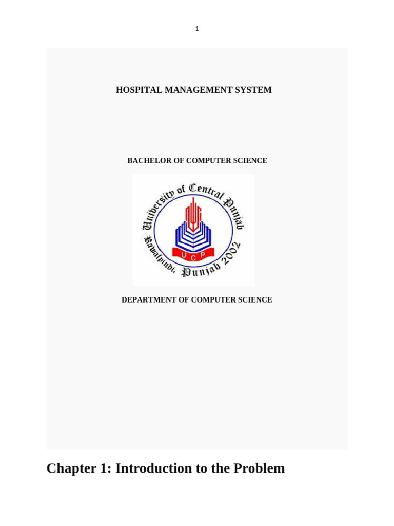Hospital Management System Project, Hms | PDF | Web Application | Databases