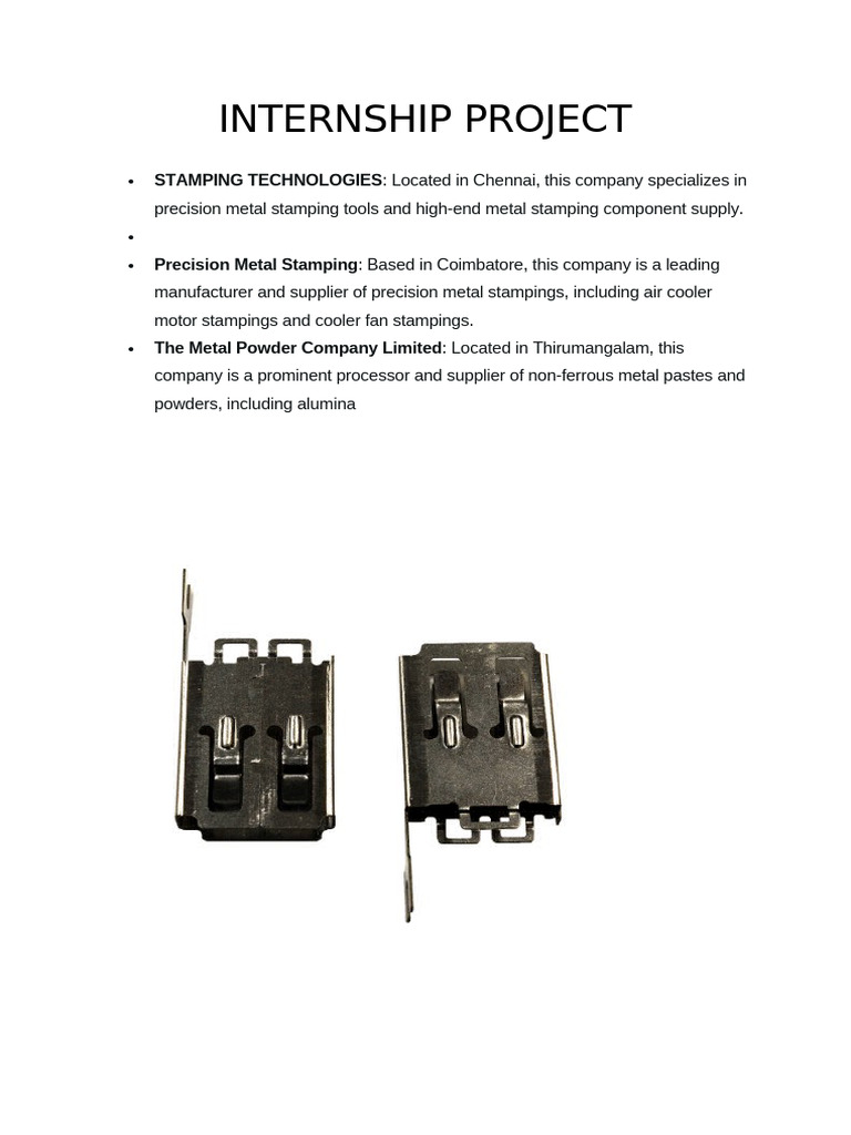Internship Project | PDF