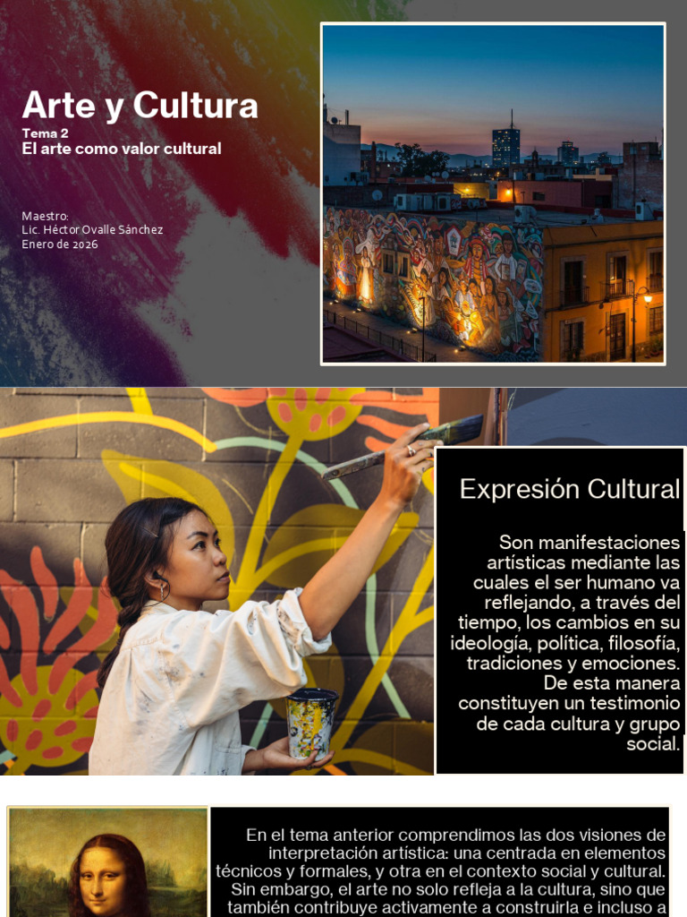 Arte y Cultura - Tema 2 - El Arte Como Valor Cultural | PDF ...