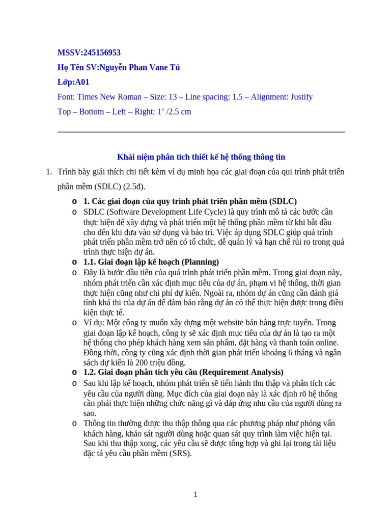 A01 AD01 NguyenPhanVanTu 245156953 | PDF