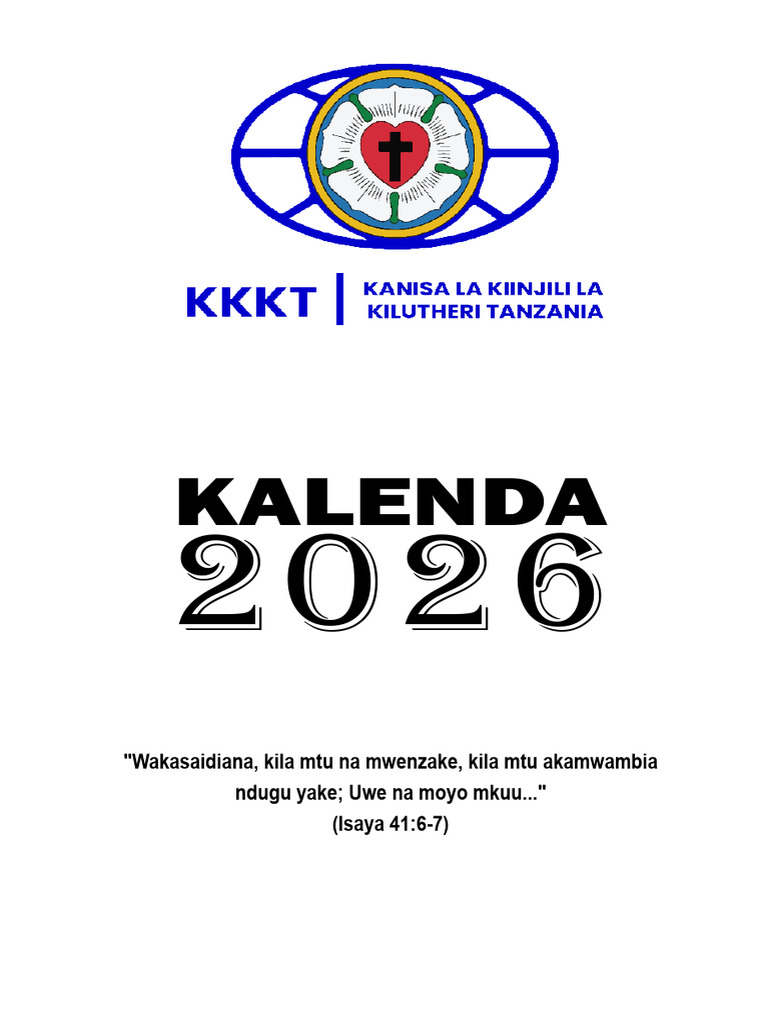 KKKT KALENDA 2026 (CoMPLeTELy) | PDF