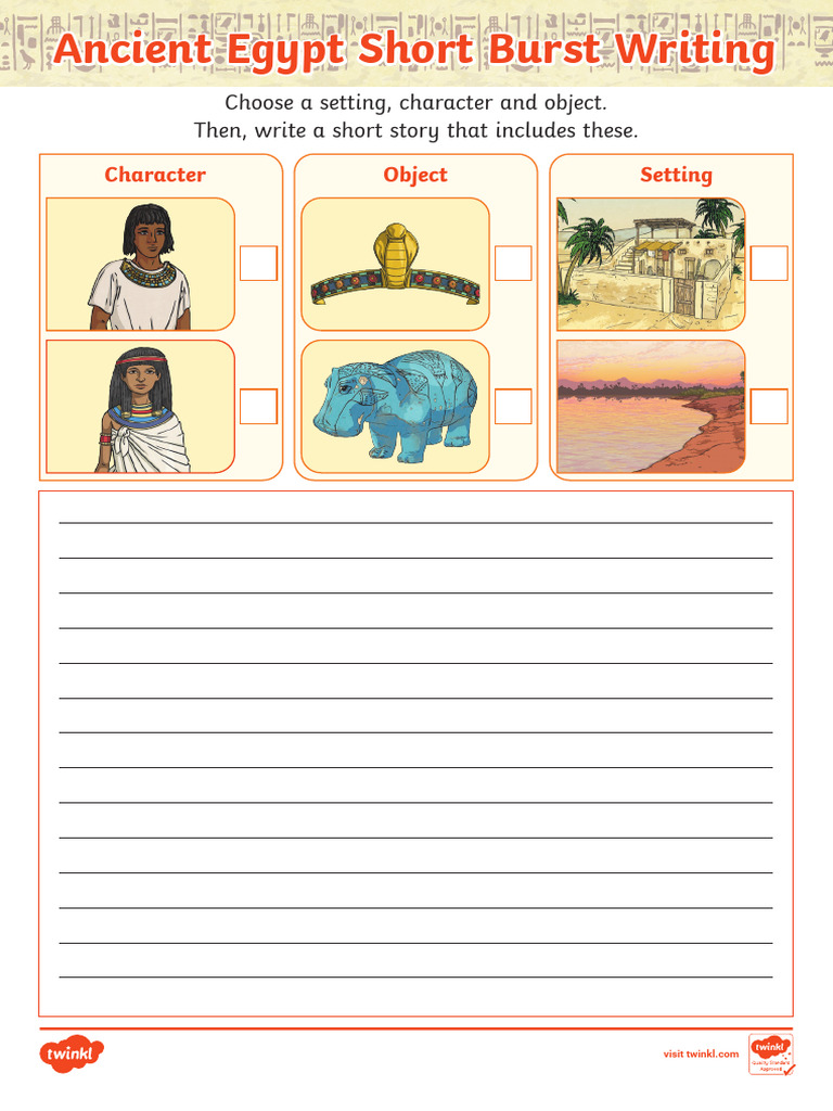 T H 1716457567 Ancient Egypt Short Burst Writing Template Ver 1 | PDF