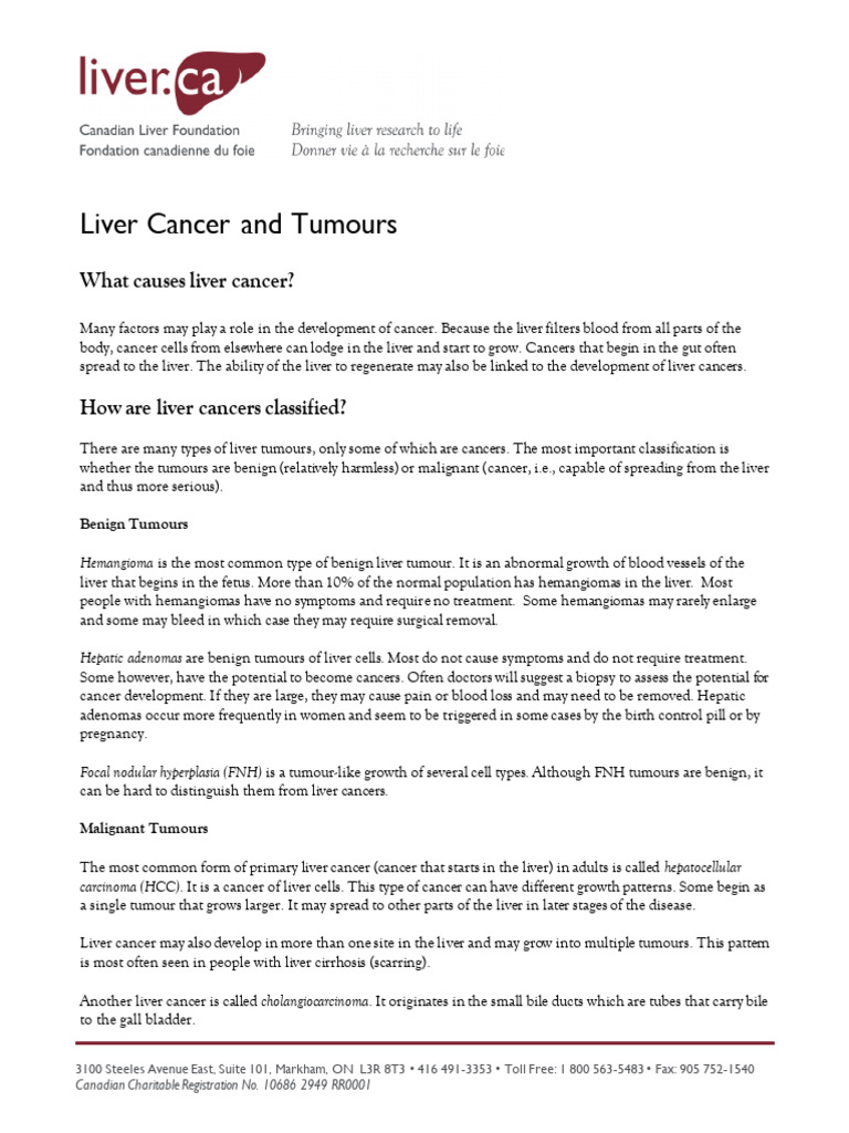 Liver-Cancer | PDF | Cancer | Hepatitis