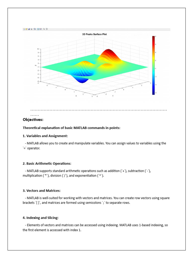 Manual 2 PSA | PDF | Matlab | Matrix (Mathematics)