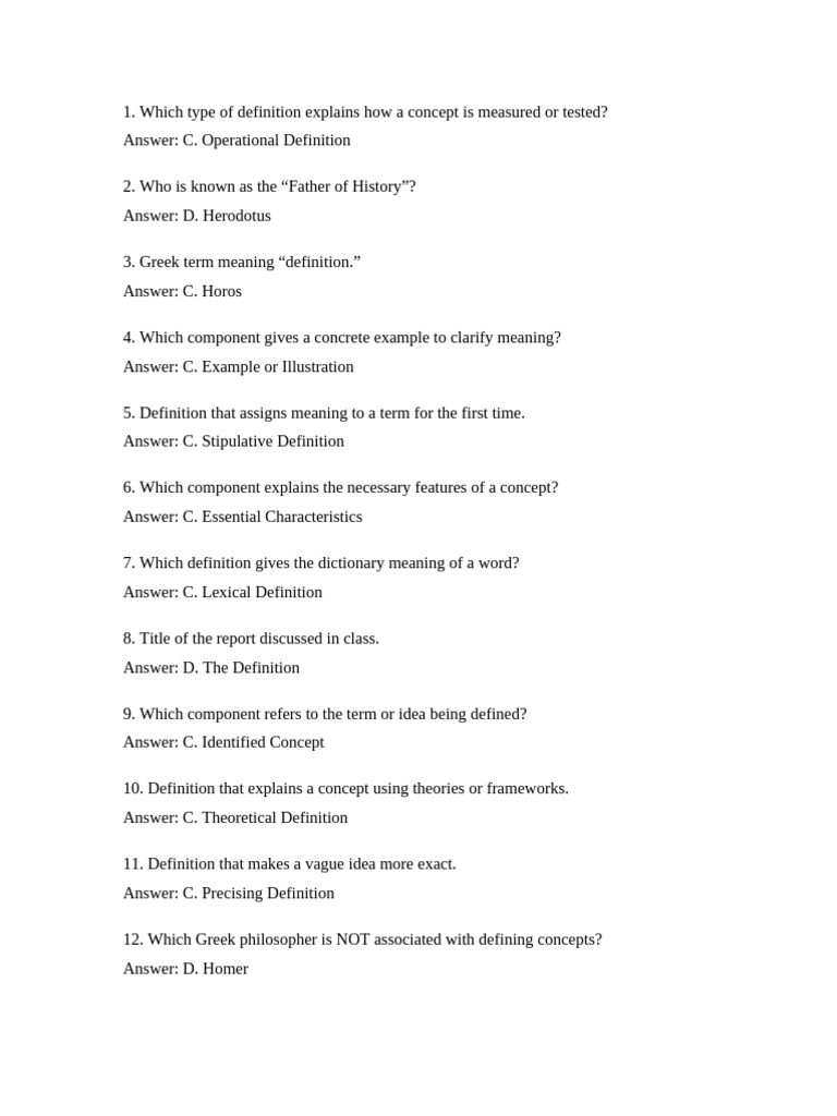 Questions and Answers 1-27 Google Docs | PDF