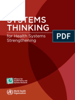 Health System Thinking