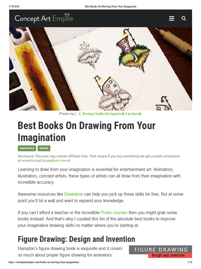 Best Books On Drawing From Your Imagination | PDF | Drawing | Figure ...