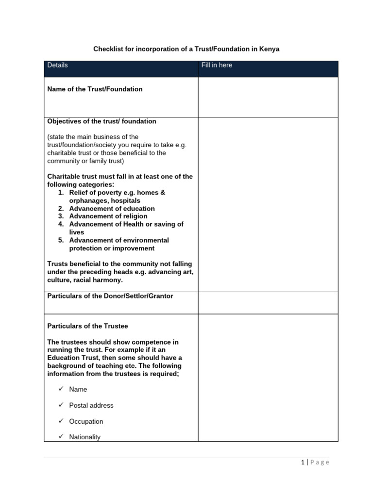 Checklist For Incorporation of An LLP | PDF