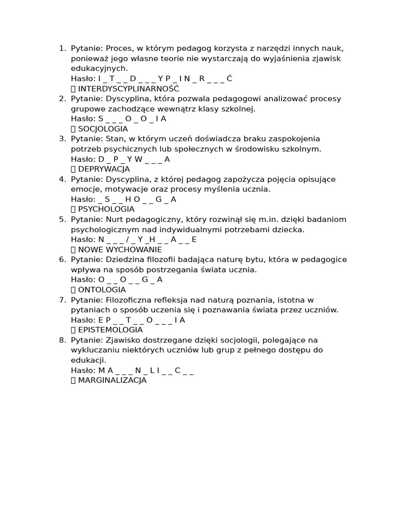Pytanie | PDF