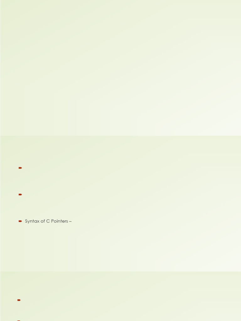 Basics of C Programming II | PDF | Pointer (Computer Programming ...