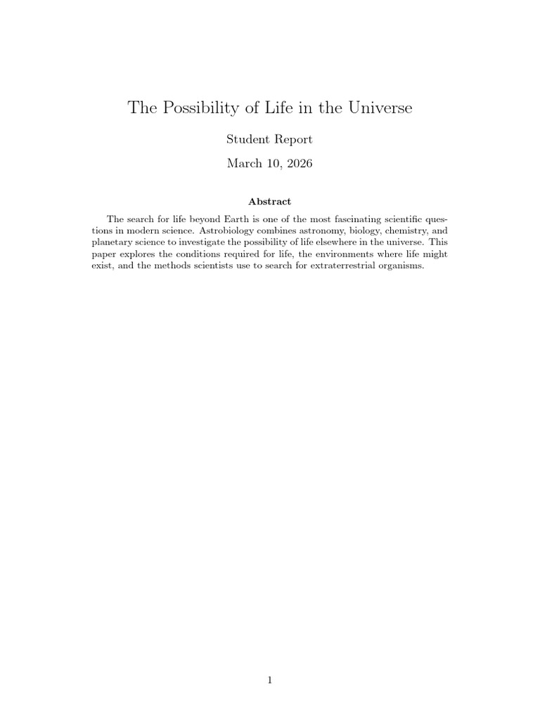 스크리브드 (4) | PDF | Extraterrestrial Life | Astrobiology