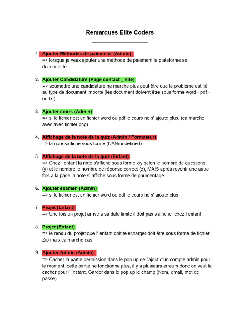 Remarque Elite | PDF