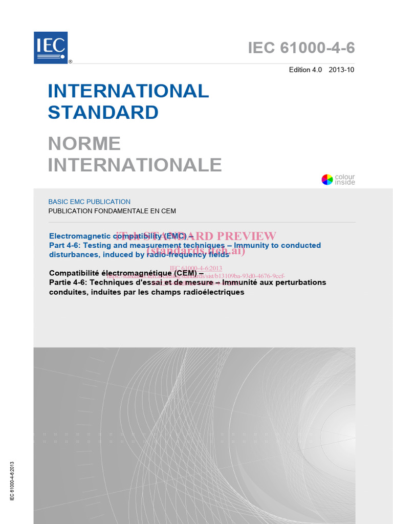 Iec 61000-4-6 Sample | PDF | Commission électrotechnique internationale ...