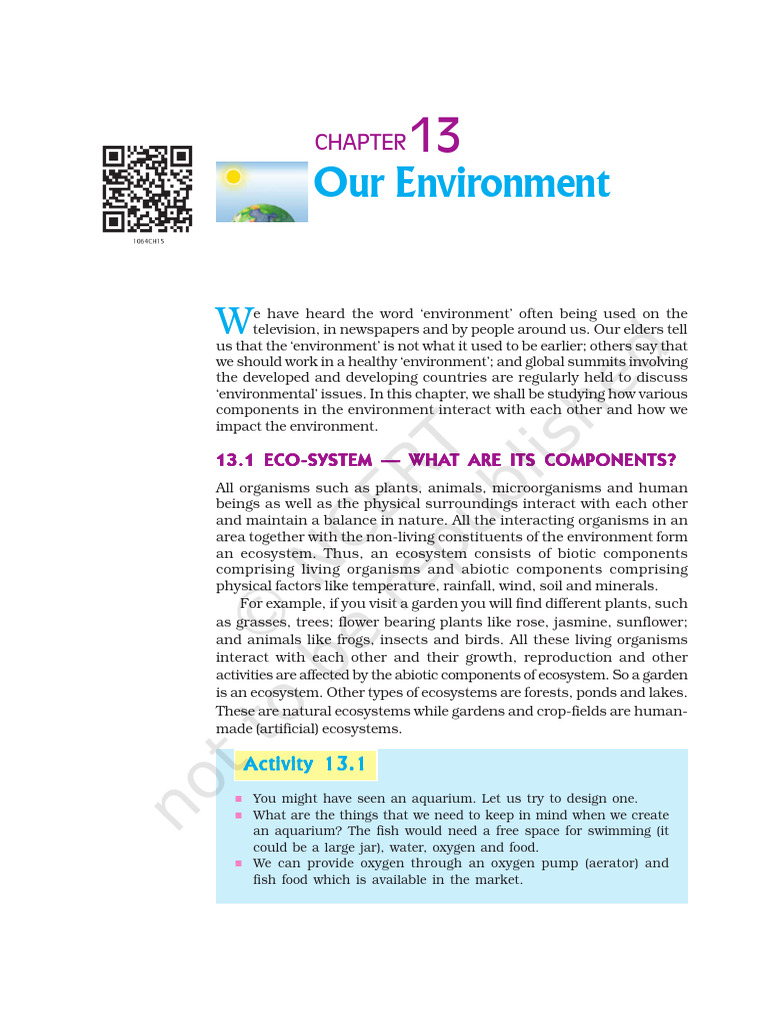 Jesc 113 | PDF | Food Web | Ozone Depletion