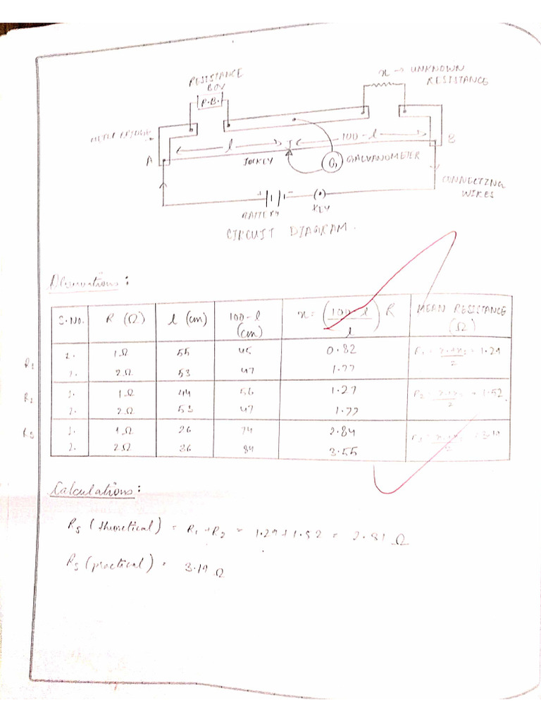 Physics Practical File Work | PDF