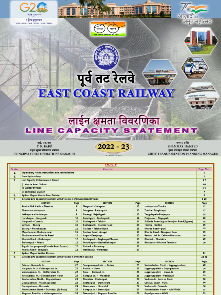 Section Capacity (Line Capacity) E.co.R. 22-23 | PDF | Rail Transport ...