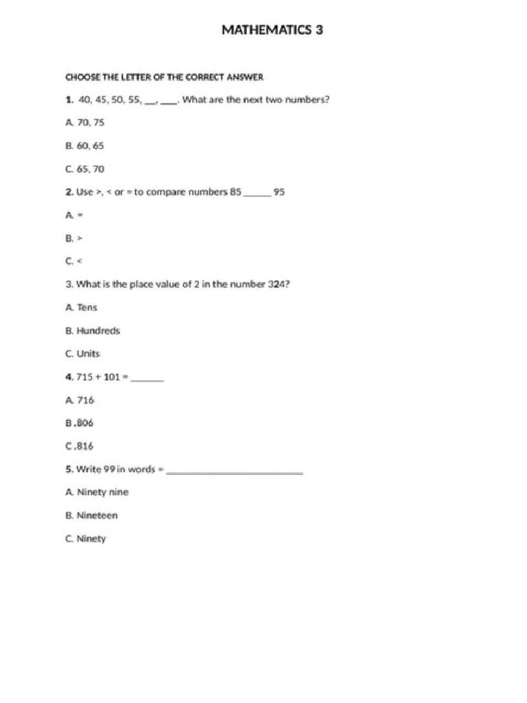 All Subjects Mid Year Exams With Answers | PDF