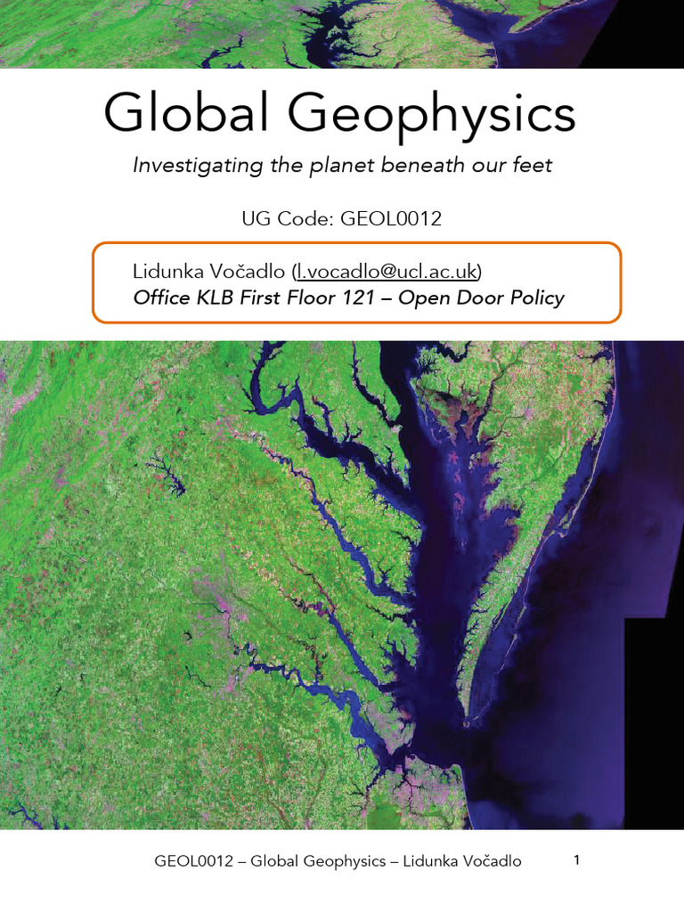 GEOL0012-HANDOUT-Global Geophysics | PDF | Geophysics | Seismology