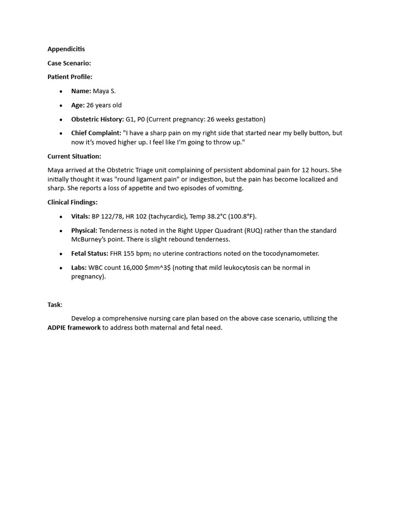 Appendicitis | PDF