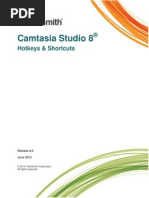 Camtasia Studio 8 Hotkeys