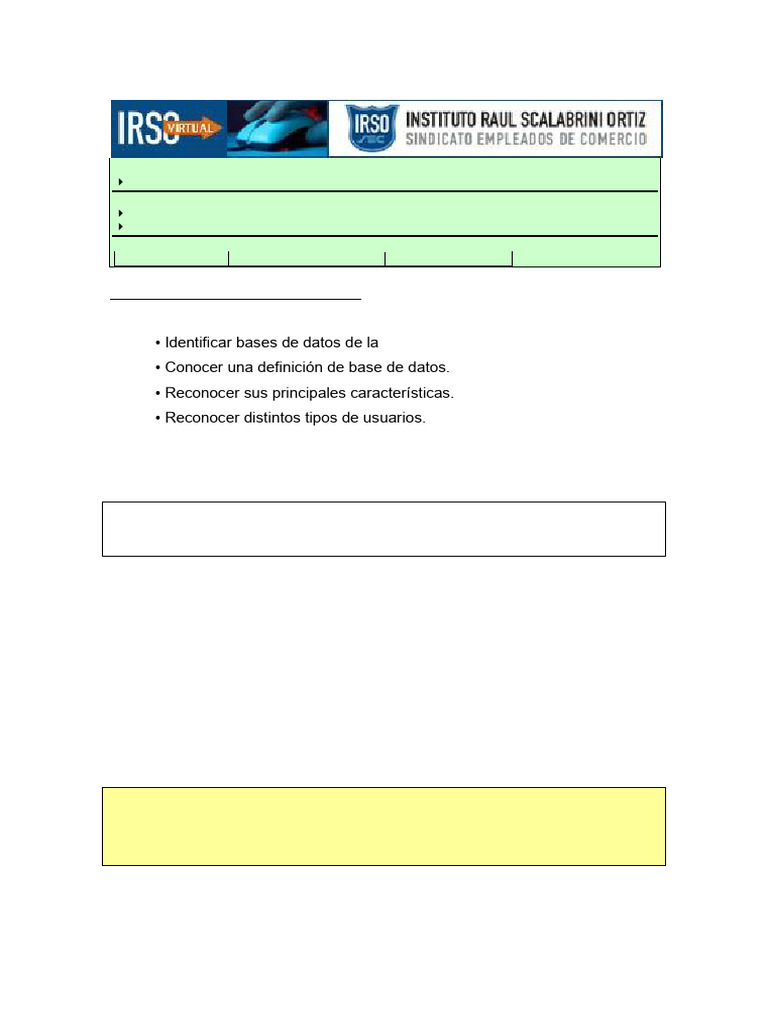 Bases de Datos - Clase 1 | PDF | Bases de datos | Datos