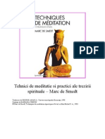 Marc de Smedt Tehnici de Meditatie Si Practici Ale Trezirii