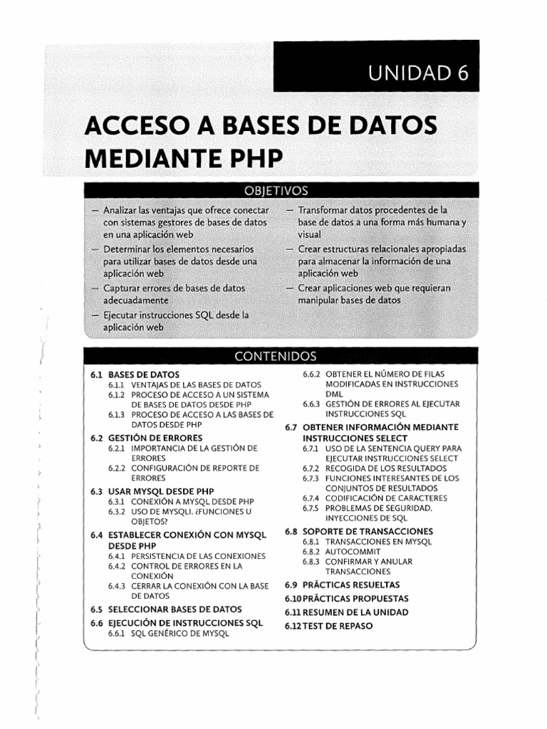 Ud 6. - Acceso A Bases de Datos Alumnos | PDF | SQL | Mi sql